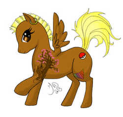 Size: 262x250 | Tagged: safe, artist:demention arts, pony, low res image, one off, pony oc, solo