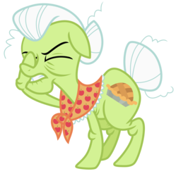 Size: 5567x5584 | Tagged: safe, artist:estories, granny smith, earth pony, pony, g4, absurd resolution, facehoof, female, simple background, solo, transparent background