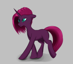 Size: 2440x2160 | Tagged: safe, artist:renarde-louve, tempest shadow, pony, unicorn, g4, alternate hairstyle, blank flank, female, high res, horn, mare, solo, tempest gets her horn back, tempest now has a true horn
