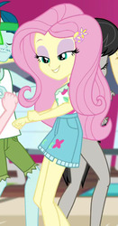 Size: 533x1019 | Tagged: safe, screencap, captain planet, fluttershy, octavia melody, equestria girls, g4, i'm on a yacht, my little pony equestria girls: better together, adorasexy, cropped, cute, geode of fauna, legs, magical geodes, sexy, shyabetes, smiling