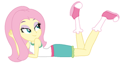 Size: 800x426 | Tagged: safe, artist:yaya54320, fluttershy, equestria girls, g4, my little pony equestria girls: better together, the other side, base used, converse, female, shoes, sneakers, solo