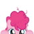 Size: 10000x10000 | Tagged: safe, artist:ace play, part of a set, pinkie pie, earth pony, pony, g4, absurd resolution, cute, diapinkes, female, filly, filly pinkie pie, messy mane, mrkat7214's "i see you" pony, mrkat7214's "i see you" pony: filly edition, peekaboo, peeking, simple background, solo, soon, transparent background, younger