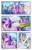 Size: 2301x3549 | Tagged: safe, artist:darlyjay, princess cadance, twilight sparkle, oc, oc:atlas, oc:starfall sparkle, oc:sterling sentry, alicorn, pegasus, pony, unicorn, comic:save the harmony, g4, book, comic, crystal empire, female, filly, glasses, high res, magic, mare, offspring, parent:flash sentry, parent:twilight sparkle, parents:flashlight, sisters-in-law, twilight sparkle (alicorn)