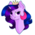 Size: 894x894 | Tagged: safe, artist:rainbowtashie, oc, oc:princess morning star, alicorn, pony, alicorn oc, commissioner:bigonionbean, crown, cute, female, fusion, fusion:princess celestia, fusion:twilight sparkle, jewelry, mare, regalia, smiling, smirk