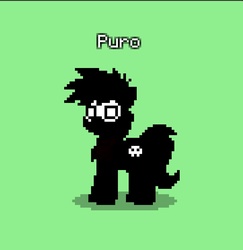 Size: 814x838 | Tagged: safe, earth pony, pony, pony town, changed (game), pixel art, puro