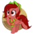 Size: 1809x1843 | Tagged: safe, artist:raspberrystudios, oc, oc only, oc:cherry, earth pony, pony, :p, bow, clothes, cute, female, freckles, hair bow, hat, mare, ocbetes, scarf, solo, tongue out