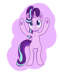 Size: 1300x1600 | Tagged: safe, artist:n0kkun, starlight glimmer, pony, unicorn, g4, road to friendship, cute, female, glimmerbetes, magic magic puff of smoke, simple background, solo, transparent background