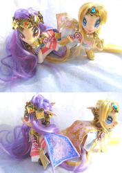 Size: 295x416 | Tagged: safe, artist:lightningsilver-mana, human, hylian, pony, g4, 3ds, craft, customized toy, doll, figure, figurine, handmade, irl, manga, manga style, nintendo, paint, painted, painting, photo, princess zelda, sewing, sewing needle, textiles, the legend of zelda, toy, video game, video game crossover