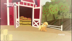 Size: 1920x1080 | Tagged: safe, screencap, apple bloom, applejack, big macintosh, bright mac, granny smith, pear butter, earth pony, pony, g4, going to seed, animated, apple, apple family, apple farm, apple tree, applebetes, baby, baby apple bloom, baby pony, barn, barrel, basket, cart, colt, cute, female, filly, flashback, food, freckles, hat, jackabetes, macabetes, male, no sound, running, sweet apple acres, tree, webm, younger