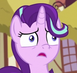 Size: 623x591 | Tagged: safe, screencap, starlight glimmer, pony, unicorn, g4, student counsel, cropped, faic, female, great moments in animation, mare, reaction image