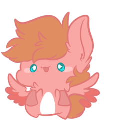 Size: 777x856 | Tagged: safe, artist:larae, oc, oc only, oc:crimsonwing, pegasus, pony, chibi, cute, male, smol