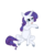 Size: 1200x1200 | Tagged: safe, artist:hippykat13, artist:sabokat, artist:trichykitty, rarity, pony, unicorn, g4, cute, female, hooves, simple background, sitting, solo, transparent background