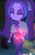 Size: 692x1080 | Tagged: safe, screencap, adagio dazzle, aqua blossom, aria blaze, equestria girls, find the magic, g4, my little pony equestria girls: better together, clothes, cropped, eyes closed, female, gem, offscreen character, pigtails, siren gem