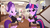 Size: 1920x1080 | Tagged: safe, artist:owlpirate, derpy hooves, moondancer, starlight glimmer, trixie, twilight sparkle, pony, unicorn, semi-anthro, g4, 3d, arm hooves, bag, bipedal, book, clothes, glasses, school, school uniform