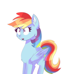 Size: 3000x3000 | Tagged: safe, artist:xjenn9, rainbow dash, pegasus, pony, g4, female, high res, png, simple background, solo, transparent background