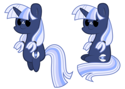 Size: 4000x2844 | Tagged: safe, artist:steampunk-brony, oc, oc only, oc:silverlay, original species, pony, umbra pony, unicorn, doll, female, mare, simple background, solo, toy, transparent background, vector