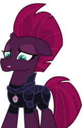 Size: 6207x9691 | Tagged: safe, artist:ejlightning007arts, tempest shadow, pony, unicorn, g4, my little pony: the movie, armor, broken horn, female, horn, jewelry, locket, mare, necklace, sad, simple background, transparent background, vector