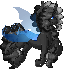 Size: 129x140 | Tagged: safe, artist:ak4neh, oc, oc only, oc:dahlia, changeling, pony, animated, female, gif, mare, pixel art, simple background, solo, transparent background