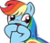 Size: 55x47 | Tagged: safe, rainbow dash, pegasus, pony, g4, female, picture for breezies, simple background, solo, transparent background