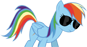 Size: 87x47 | Tagged: safe, rainbow dash, pegasus, pony, g4, female, picture for breezies, simple background, solo, transparent background