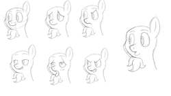 Size: 2560x1440 | Tagged: safe, artist:jimmy draws, pony, cute, expressions, sketch