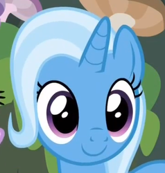 Size: 380x400 | Tagged: safe, screencap, trixie, pony, unicorn, g4, student counsel, cropped, cute, diatrixes, female, mare, smiling, solo focus