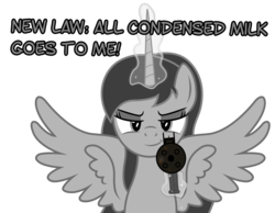 Size: 3570x2764 | Tagged: safe, artist:darkstorm619, oc, oc only, oc:dossier, alicorn, pony, alicornified, gun, high res, magic, race swap, simple background, smiling, smirk, solo, spread wings, talking to viewer, telekinesis, transparent background, vss vintorez, weapon, wings