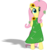 Size: 3611x3862 | Tagged: safe, artist:albert238391, fluttershy, pegasus, pony, g4, beautiful, bipedal, clothes, cute, dress, female, flower, flower in hair, high res, hooves behind back, leaves, mare, shadow, shyabetes, simple background, smiling, standing, sunflower, transparent background, vector