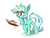 Size: 1055x795 | Tagged: safe, artist:vincher, lyra heartstrings, pony, unicorn, g4, big ears, book, chest fluff, ear fluff, female, glowing horn, horn, magic, mare, open mouth, raised hoof, reading, smiling, solo, telekinesis