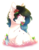 Size: 2893x3719 | Tagged: safe, artist:twinkepaint, oc, oc only, oc:molly, pony, bust, female, flower, high res, mare, portrait, simple background, solo, transparent background