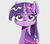 Size: 309x274 | Tagged: safe, artist:smirk, part of a set, twilight sparkle, pony, g4, bust, cute, female, gray background, ms paint, pixel art, portrait, simple background, solo, twiabetes