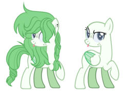 Size: 600x444 | Tagged: dead source, safe, artist:rainbows-skies, oc, oc only, oc:garden haven, pegasus, pony, base used, female, mare, simple background, solo, tongue out, transparent background, two toned wings, wings