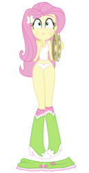 Size: 1800x3500 | Tagged: safe, artist:daarkenn, artist:masem, edit, fluttershy, equestria girls, g4, my little pony equestria girls: better together, my little pony equestria girls: rainbow rocks, blushing, boots, clothes, cute, embarrassed, embarrassed underwear exposure, female, legs, panties, ribbon, shoes, simple background, skirt, skirt pulled down, socks, solo, transparent background, underwear, underwear edit, vector, white panties, white underwear