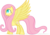 Size: 5751x4000 | Tagged: safe, artist:kalleflaxx, fluttershy, pegasus, pony, g4, cute, eye, eyelashes, eyes, female, long mane, shy, shy smile, shyabetes, simple background, slight smile, smiling, solo, spread wings, standing, transparent background, vector, wingboner, wings