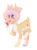 Size: 1900x2600 | Tagged: safe, artist:honeybbear, oc, oc only, oc:soprano sprinkle, pony, unicorn, deer tail, female, food, ice cream, mare, simple background, solo, transparent background