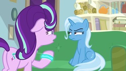 Size: 1920x1080 | Tagged: safe, screencap, starlight glimmer, trixie, pony, g4, student counsel, couch, floppy ears