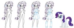 Size: 1302x494 | Tagged: safe, artist:kora kosicka, rarity, pony, unicorn, equestria girls, g4, concept art, female, ponied up, solo