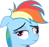 Size: 49x47 | Tagged: safe, rainbow dash, pony, g4, female, picture for breezies, solo