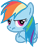 Size: 38x47 | Tagged: safe, rainbow dash, pony, g4, female, picture for breezies, solo