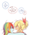 Size: 662x800 | Tagged: safe, artist:dcon, applejack, rainbow dash, equestria girls, g4, cross-popping veins, female, lesbian, ship:appledash, shipping