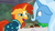 Size: 1920x1080 | Tagged: safe, screencap, sunburst, trixie, pony, unicorn, g4, student counsel, cross-popping veins, cupcake, female, floppy ears, food, male, mare, shrunken pupils, stallion, trixie is not amused, unamused