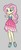 Size: 186x449 | Tagged: source needed, safe, alternate version, artist:kora kosicka, fluttershy, equestria girls, g4, my little pony equestria girls: better together, clothes, cute, feet, female, hairpin, legs, official fan art, sandals, shyabetes, skirt, smiling, solo