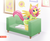 Size: 1200x975 | Tagged: safe, artist:howxu, fluttershy, pegasus, anthro, g4, :3, clothes, couch, cute, daaaaaaaaaaaw, female, heart, hnnng, howxu is trying to murder us, shyabetes, smiling, socks, solo, spread wings, wings