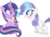 Size: 1556x1136 | Tagged: safe, artist:rachelclaradrawz, rarity, twilight sparkle, alicorn, pony, unicorn, g4, base used, blushing, duo, ear piercing, female, heart eyes, magic, mare, mirror, piercing, simple background, telekinesis, transparent background, twilight sparkle (alicorn), wingding eyes