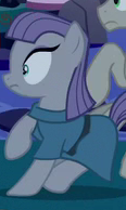 Size: 116x194 | Tagged: safe, screencap, maud pie, mudbriar, earth pony, pony, g4, student counsel, cropped, emotions, female, male, mare, picture for breezies, shocked, solo focus, stallion, wide eyes