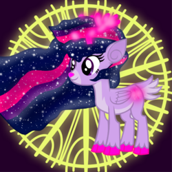 Size: 1500x1500 | Tagged: safe, artist:php185, artist:razoredge2312, twilight sparkle, deer, g4, my little pony best gift ever, my little pony: friendship is magic, deerified, magic, species swap, ultimate twilight, vector