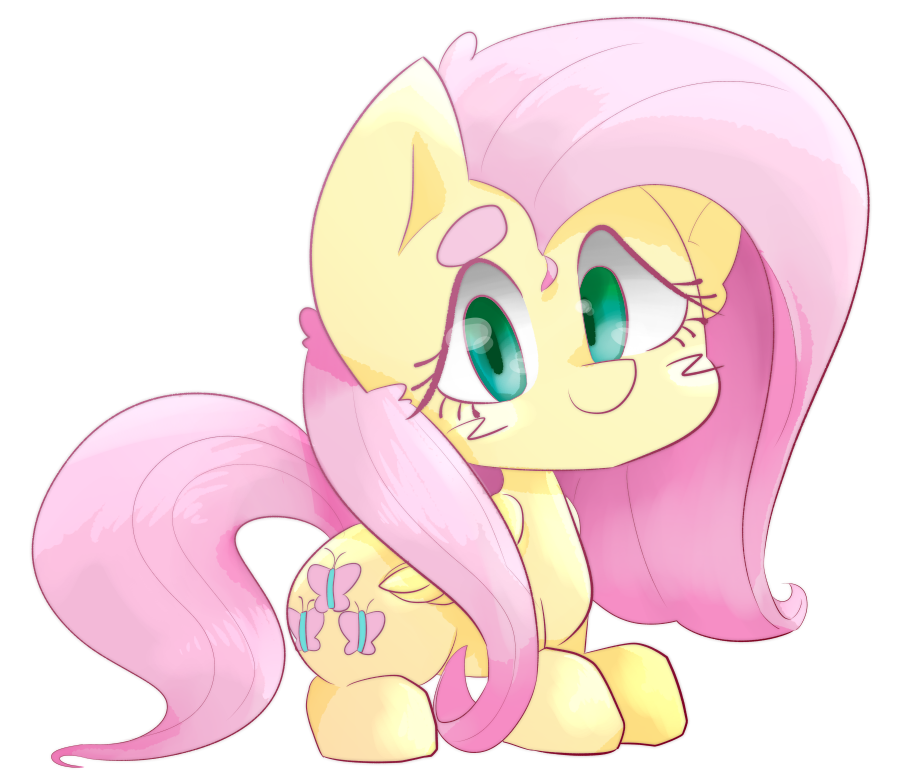 Safe Artist Temmie Kun Fluttershy Pegasus Pony G