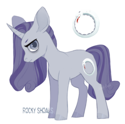 Size: 891x880 | Tagged: safe, artist:shady-bush, oc, oc only, oc:rocky shoals, pony, unicorn, female, magical lesbian spawn, mare, offspring, parent:maud pie, parent:rarity, parents:rarimaud, simple background, solo, transparent background