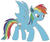 Size: 1024x852 | Tagged: safe, artist:maceywitchhunter, rainbow dash, bat pony, pony, g4, bat ponified, female, race swap, rainbowbat, simple background, solo, white background