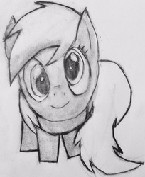Size: 650x798 | Tagged: safe, artist:captainedwardteague, derpy hooves, pegasus, pony, g4, female, solo, traditional art